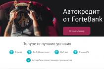 Reichen Sie einen Online-Kreditantrag bei der Forte Bank ein. Forte Bank-Darlehen für Privatpersonen